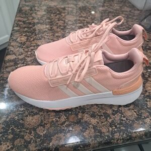 Adidas Women's Soft Pink Athletic Sneakers